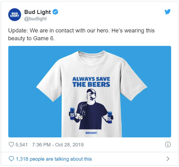 Bud light always save the hot sale beers shirt